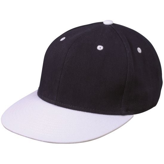 ДВОКОЛІРНА КЕПКА FLATPEAK MB6581 - З ПРЯМИМ КОЗИРКОМ - КЕПКИ ТА КАПЕЛЮХИ