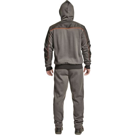 HANORAC PENTRU BĂRBAȚI CU FERMOAR CREMORNE - HANORACE CU FERMOAR - ÎMBRĂCĂMINTE