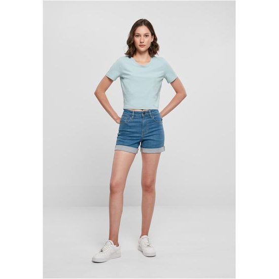 DÁMSKÉ CROP TOP TRIČKO S KRÁTKÝM RUKÁVEM - CROP TOPY - OBLEČENÍ