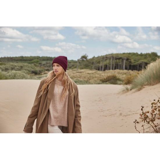 ČEPICE Z BIOBAVLNY CUFFED - PLETENÉ ČEPICE - KŠILTOVKY A ČEPICE