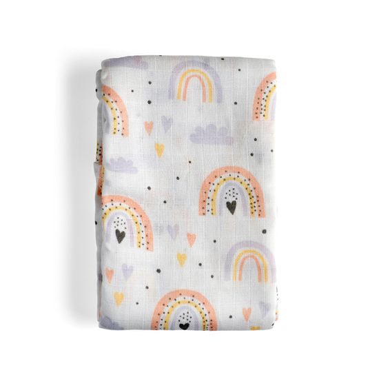 LÁTKOVÉ PLIENKY 5 KUSOV: DÚHA A SRDIEČKA - PLIENKY - DOMÁCNOSŤ