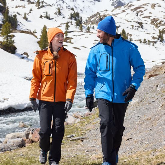 ZIMNÍ PÁNSKÁ SOFTSHELLOVÁ BUNDA JN1000 - SPORTOVNÍ SOFTSHELLOVÉ BUNDY - SPORTOVNÍ OBLEČENÍ