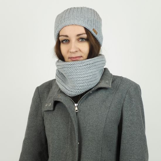 CĂCIULĂ DE IARNĂ LĂSATĂ CU FLEECE PENTRU FEMEI - CĂCIULI TRICOTATE - ACCESORII