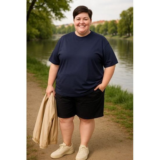 NADMĚRNÉ TRIČKO UNISEX - TRIČKA S KRÁTKÝM RUKÁVEM - OBLEČENÍ
