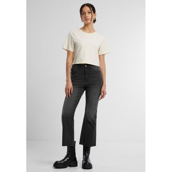 DÁMSKE CROP TOP TRIČKO S KRÁTKYM RUKÁVOM - CROP TOPY - OBLEČENIE