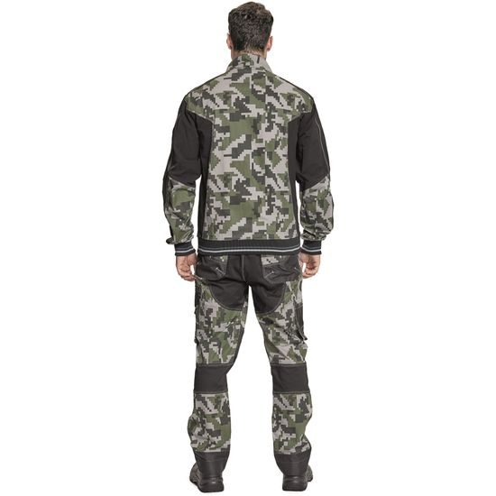 HERREN BUNDHOSE NEURUM CAMOUFLAGE - ARBEITSHOSEN OHNE LATZ - ARBEITS KLEIDUNG