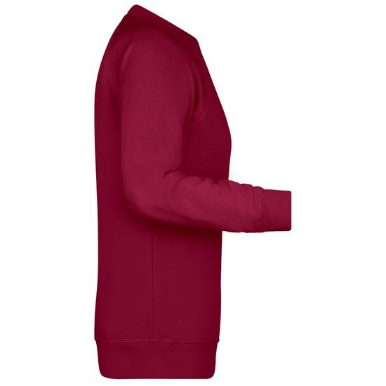 HANORAC DE DAMĂ FĂRĂ GLUGĂ DIN BUMBAC BIO 8021 - HANORAC FĂRĂ FERMOAR - ÎMBRĂCĂMINTE