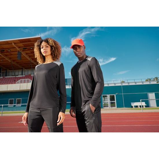 DÁMSKÉ BĚŽECKÉ TRIČKO S DLOUHÝM RUKÁVEM JN1385 - SPORTOVNÍ TRIČKA S DLOUHÝM RUKÁVEM - SPORTOVNÍ OBLEČENÍ