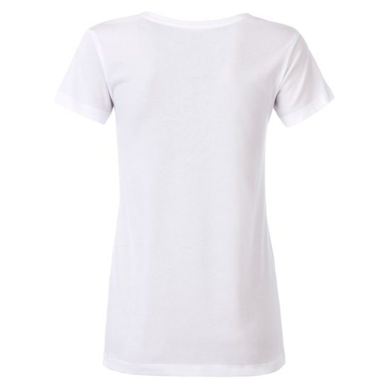 TRICOU CLASIC DE DAMĂ DIN BUMBAC ORGANIC 8007 - TRICOURI DIN BUMBAC ORGANIC - ÎMBRĂCĂMINTE