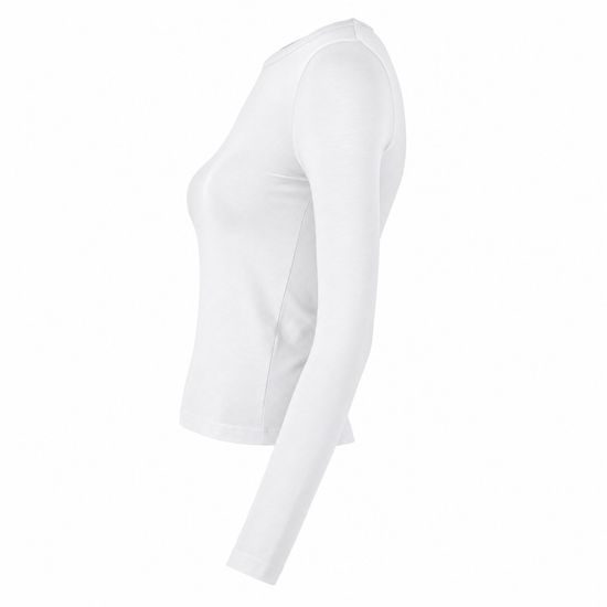 DÁMSKE TRIČKO S DLHÝM RUKÁVOM ULTRA SLIM - TRIČKÁ - OBLEČENIE