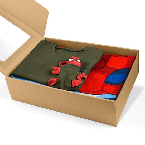 SET CADOU: SPIDER-MAN - ÎMBRĂCĂMINTE CU JUCĂRIE - ÎMBRĂCĂMINTE PENTRU COPII