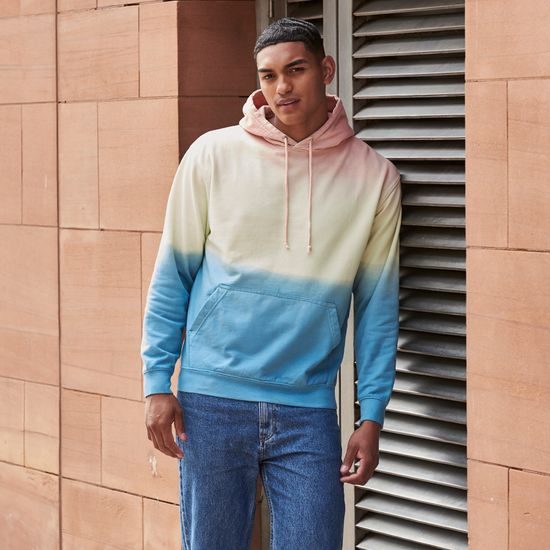 BATIKOVANÁ MIKINA - MIKINY CEZ HLAVU - OBLEČENIE