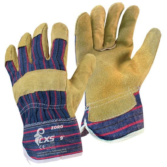 LEDER ARBEITSHANDSCHUHE ZORO - ALLROUND-HANDSCHUHE - ARBEITS KLEIDUNG