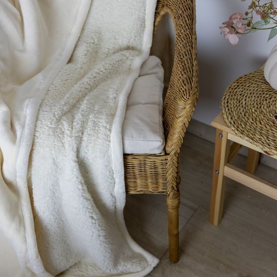 MIKROFLANELOVÁ DEKA S BARANČEKOM - DEKY - DOMÁCNOSŤ