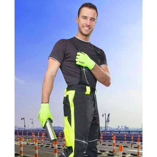 ARBEITSLATZHOSE NEON - LATZHOSEN - ARBEITS KLEIDUNG