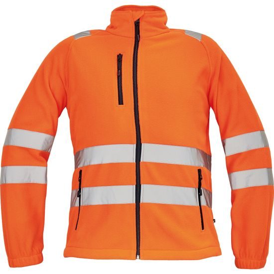 HANORAC REFLECTORIZANT DIN FLEECE PENTRU BĂRBAȚI ALMERIA - HANORACE REFLECTORIZANTE - HAINE DE LUCRU