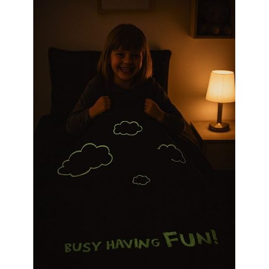 SVÍTÍCÍ POVLEČENÍ PRASÁTKO PEPPA - DĚTSKÁ POVLEČENÍ - DOMÁCNOST