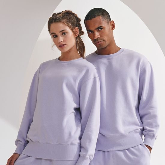 MIKINA Z RECYKLOVANÉHO MATERIÁLU UNISEX - MIKINY CEZ HLAVU - OBLEČENIE