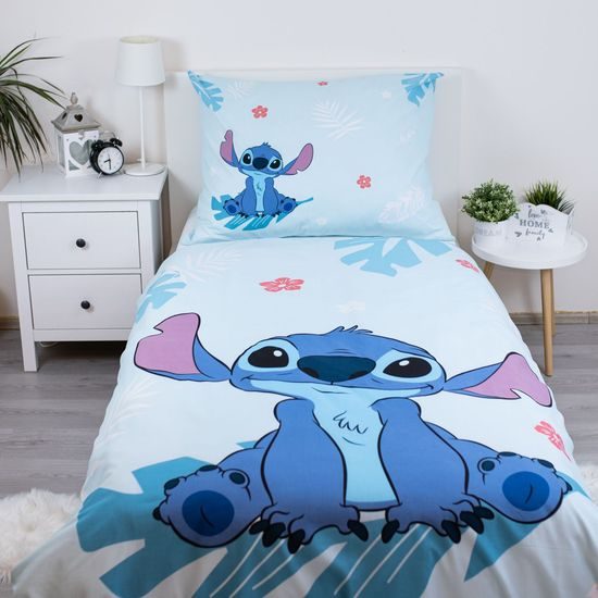 POVLEČENÍ LILO A STITCH BLUE - DĚTSKÁ POVLEČENÍ - DOMÁCNOST