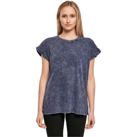 LÄSSIGES DAMEN T-SHIRT ACID WASHED - KURZARM-T-SHIRTS - KLEIDUNG