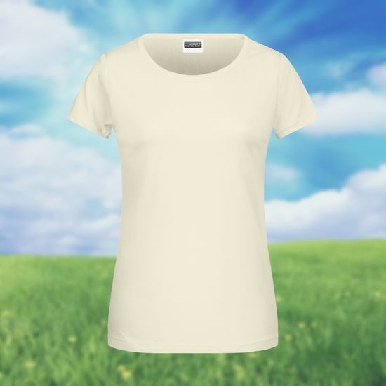 KLASICKÉ DÁMSKE TRIČKO Z BIOBAVLNY 8007 - TRIČKÁ Z BIOBAVLNY - OBLEČENIE