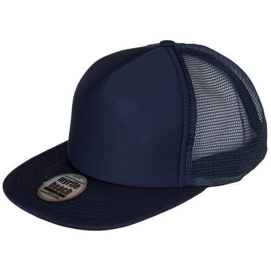 LAPOS KARIMÁJÚ TRUCKER SAPKA MB6207 - EGYENES SILTTEL - BASEBALL SAPKÁK ÉS SAPKÁK