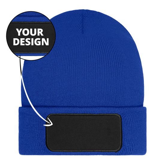 CĂCIULĂ CU PATCH MB7407 - CĂCIULI TRICOTATE - ACCESORII