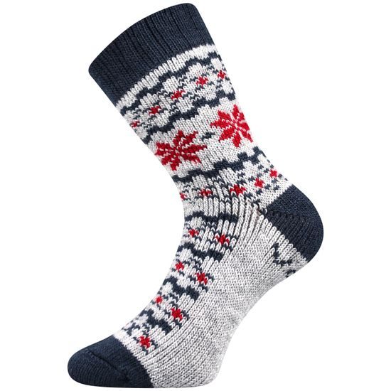 SET AUS WINTERLICHEN STRICKSOCKEN UND FÄUSTLINGEN - ALLTAGS-SOCKEN - SCHUHE