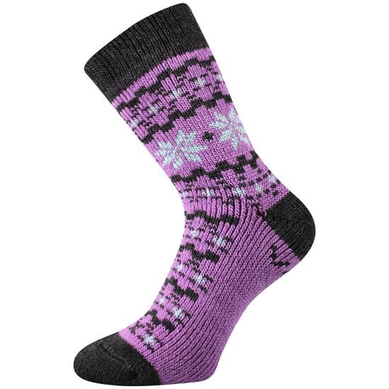 SET ZIMNÝCH PLETENÝCH PONOŽIEK A PALČIAKOV - KLASICKÉ PONOŽKY - OBUV