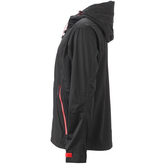 FÉRFI SOFTSHELL KAPUCNIS KABÁT JN1098 - SOFTSHELL DZSEKIK - SPORTRUHÁZAT