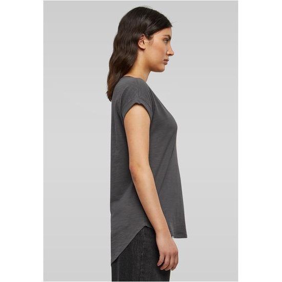 WOMEN'S T-SHIRT WITH EXTENDED BACK HEM - SHORT SLEEVE T-SHIRTS - CLOTHING