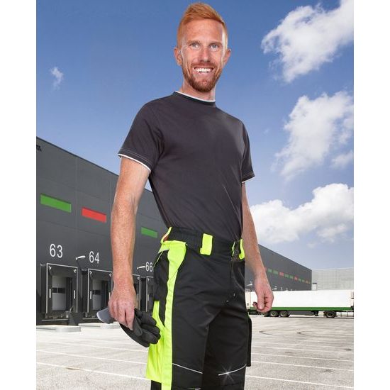 BUNDHOSE NEON - ARBEITSHOSEN OHNE LATZ - ARBEITS KLEIDUNG