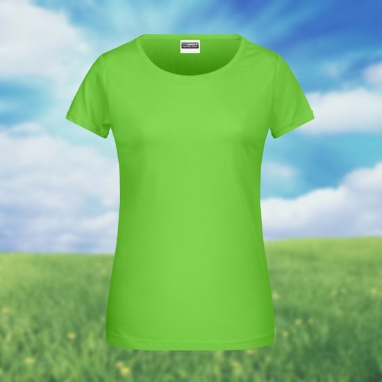 KLASICKÉ DÁMSKE TRIČKO Z BIOBAVLNY 8007 - TRIČKÁ Z BIOBAVLNY - OBLEČENIE