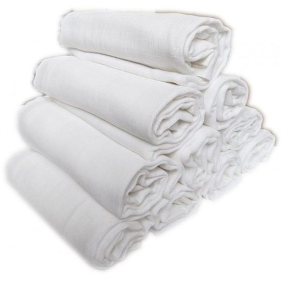 DETSKÉ BIELE LÁTKOVÉ PLIENKY ŠTANDARD - PLIENKY - DOMÁCNOSŤ