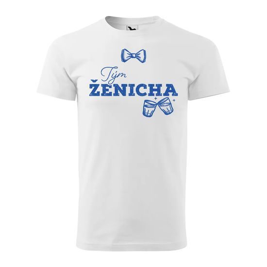 TRIČKO TÝM ŽENICHA MOTÝLEK - SVATBA - OBLEČENÍ