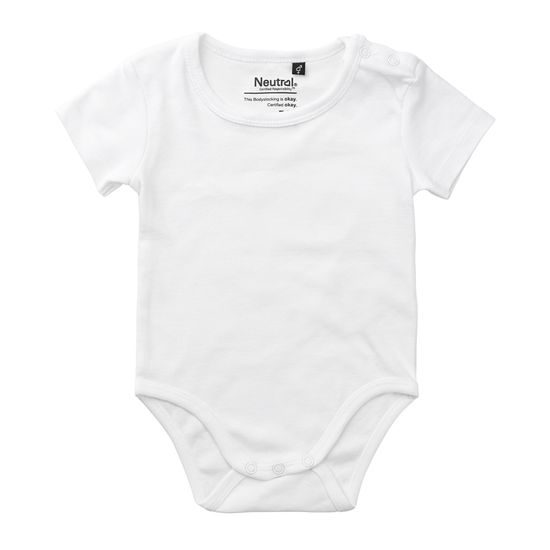 RÖVID UJJÚ BABA BODY ORGANIKUS FAIRTRADE BIOPAMUTBÓL - TERMÉKEK CSECSEMŐK SZÁMÁRA - GYERMEKRUHÁZAT