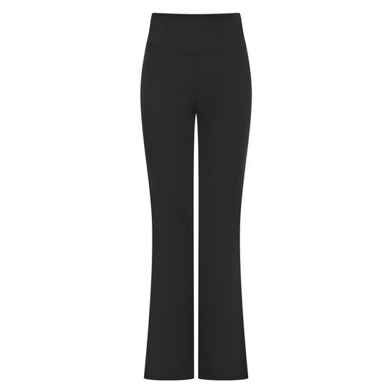DAMEN-LEGGINGS MIT AUSGESTELLTEM BEIN - SPORT LEGGINGS - SPORT KLEIDUNG