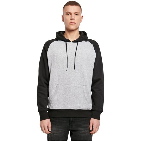 HERREN-ZWEIFARBEN-SWEATSHIRT MIT KAPUZE - SWEATSHIRTS OHNE REISSVERSCHLUSS - KLEIDUNG