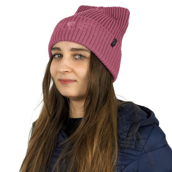 PLETENÁ ČEPICE S VÝŠIVKOU KOČKA - PLETENÉ ČEPICE - KŠILTOVKY A ČEPICE