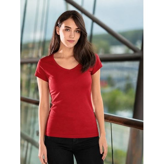TRICOU FEMEI FIT V-NECK - TRICOURI CU MÂNECĂ SCURTĂ - ÎMBRĂCĂMINTE
