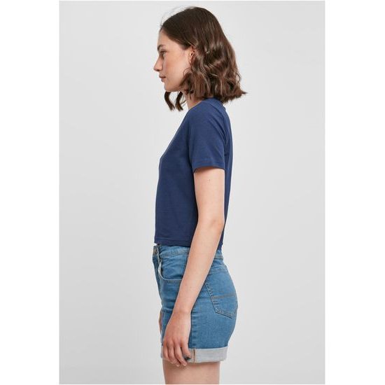 DAMEN CROP-TOP MIT KURZEN ÄRMELN - CROP-TOPS - KLEIDUNG