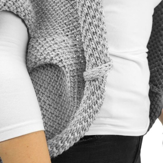 PLETENÝ KARDIGAN S VARIABILNÍ DÉLKOU - SVETRY - OBLEČENÍ