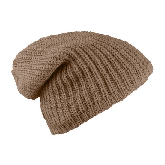DAMEN LANGE WINTER BEANIE MIT FLEECE - STRICKMÜTZEN - ACCESSOIRES