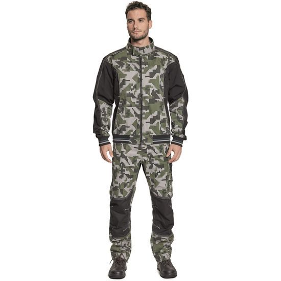 HERREN BUNDHOSE NEURUM CAMOUFLAGE - ARBEITSHOSEN OHNE LATZ - ARBEITS KLEIDUNG