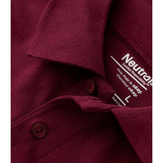 TRICOU POLO PENTRU BĂRBAȚI DIN BUMBAC ORGANIC FAIRTRADE CLASIC - TRICOURI POLO - ÎMBRĂCĂMINTE