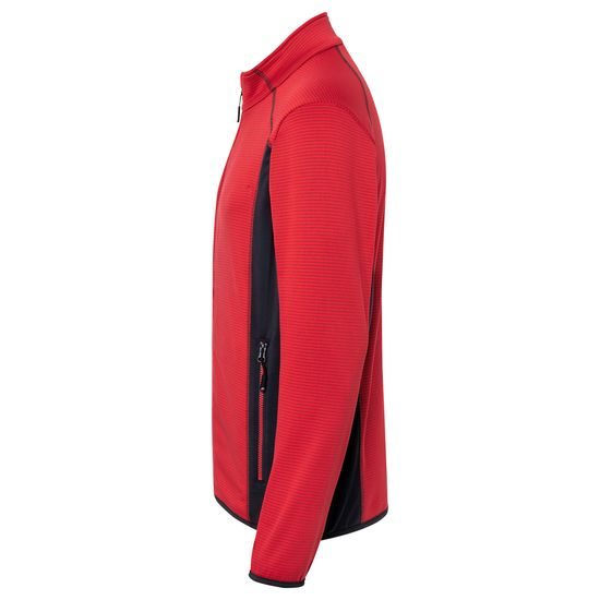 HANORAC STRETCH DE BĂRBAȚI DIN FLEECE JN784 - HANORACE SPORT CU FERMOAR - ECHIPAMENT SPORTIV