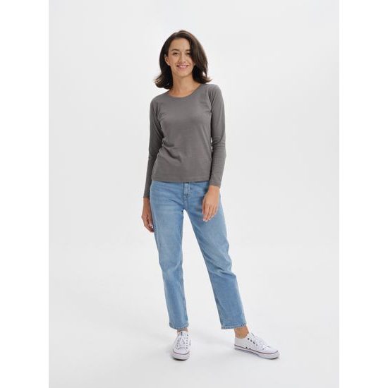 DAMEN LANGARM T-SHIRT FIT-T LONG SLEEVE - LANGARM-T-SHIRTS - KLEIDUNG