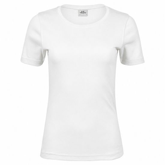 TRICOU DE DAMĂ CU MÂNECĂ SCURTĂ INTERLOCK - TRICOURI CU MÂNECĂ SCURTĂ - ÎMBRĂCĂMINTE