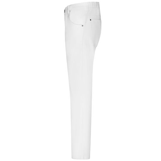 PÁNSKE BIELE STREČOVÉ NOHAVICE JN3002 - ZDRAVOTNÍCKE NOHAVICE - PRACOVNÉ ODEVY