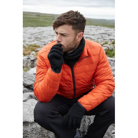 FLEECE HALSWÄRMER AUS RECYCELTEM POLYESTER - SCHLAUCHSCHALS - CAPS UND MÜTZEN